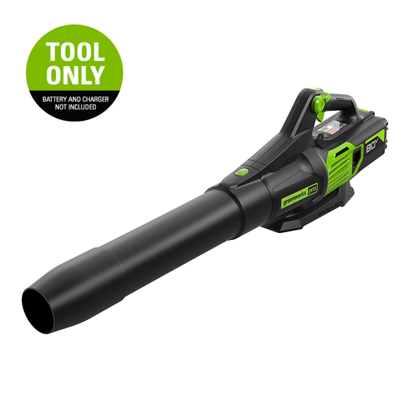 Greenworks 80V 170 MPH - 730 CFM Brushless Axial Blower (Tool Only) BL80L02 (80V 170 MPH)