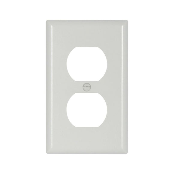 Cooper Wiring Devices Duplex receptacle Wallplate, White