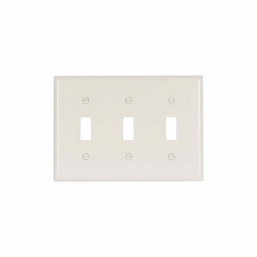 Eaton Cooper Wiring Toggle Wallplate,  Almond