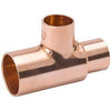 Pipe Fitting, Wrot Copper Tee, 3/4 x 1/2 x 3/4-In.