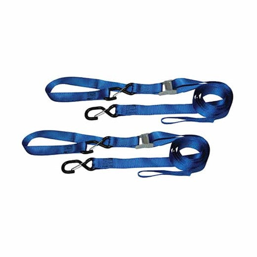 Ancra Cargo 1.25″ x 8′ Cam Buckle Motorsports Tie-Downs, 2 Pack