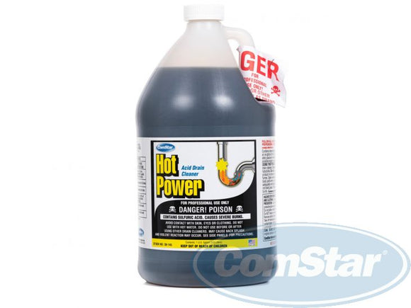 ComStar Hot Power, Professional Sulfuric Acid Drain Cleaner, 1 Gallon (1 Gallon)