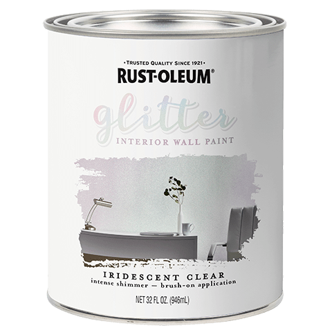 Rustoleum iridescent clear deals glitter paint