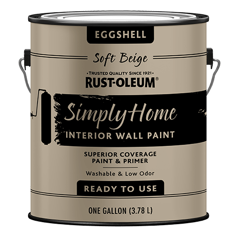 Rust-Oleum® Simply Home® Interior Wall Paint Eggshell Soft Beige