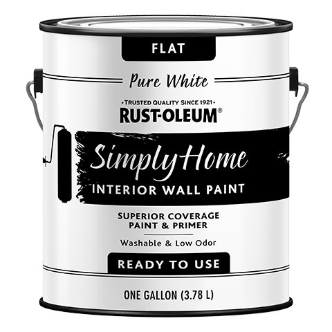 Rust-Oleum® Simply Home® Interior Wall Paint Flat Pure White