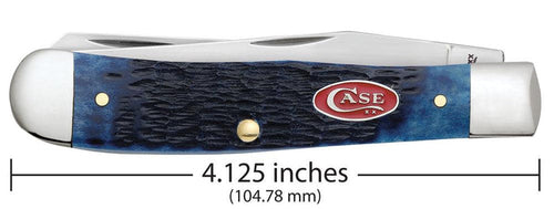 Case Rogers Jig Navy Blue Bone Trapper