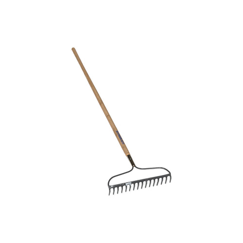 Seymour Midwest 16 Tine Bow Rake, Forged 16-1/4 Head, 60 Hardwood Handle