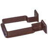 Gutter Downspout Bracket, Brown Vinyl