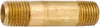 MSC Direct ANDERSON METALS  1-1/2″ Long, 1/8″ Pipe Threaded Brass Pipe Nipple