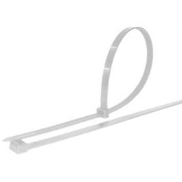 Heavy Duty Cable Tie, Nylon, White, 18-In., 10-Pk.