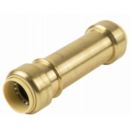 B & K Industries  Brass Repair Coupling 1/2” x 1/2”