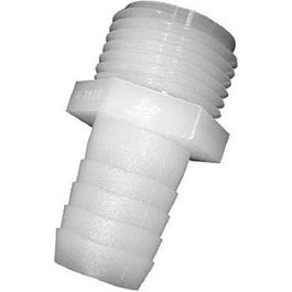 Pipe Fitting, Nylon Barb Adapter Fitting, 5/8 ID x 3/4-In. MGH