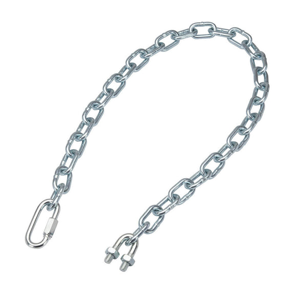 TowSmart 36 in. Towing Safety Chain with U-Bolt and Quick Link 5000 lbs. (36
