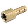 Pipe Fittings, Barb Insert, Lead-Free Brass, 3/8 Hose x 3/8-In. FPT