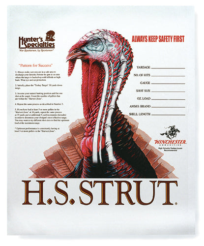 Hunters Specialties 06850 Turkey  Hanging Paper 11 x 11 Turkey 12 Per Pack