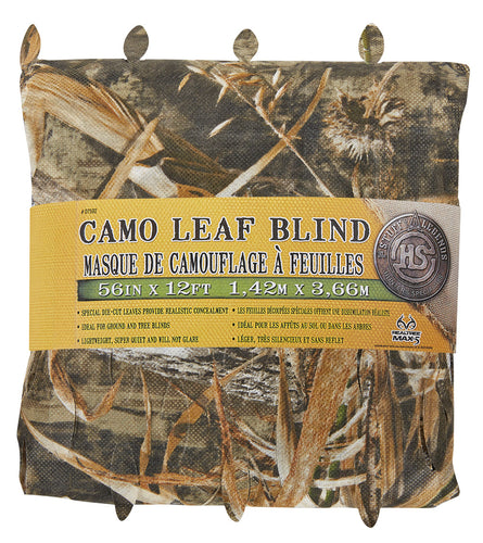 Hunters Specialties 07592 Camo Leaf Blind  Realtree Max-5 56H x 12L