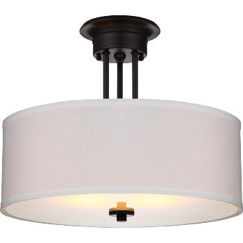 Hardware House 208499 Lexington 2 Light Fixture ~ Oil Rubbed Bronze