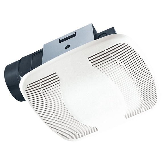 Air King’s BFQ80: 80 CFM @ 2.0 sones series SNAP-IN Installation Exhaust Fans, White