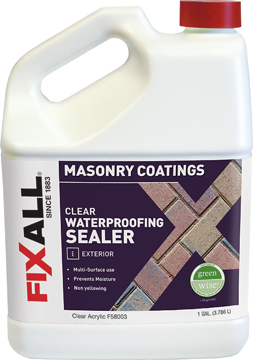 FixAll Clear Waterproofing Sealer Clear - 5 Gallon (5 Gallon, Clear)