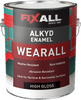 FixAll Wearall Alkyd Enamel High-Gloss Coast Guard Gray - 1 Gallon (1 Gallon, Coast Guard Gray)