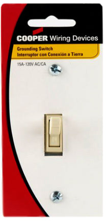 QUIET TOGGLE SWITCH 1-POLE IVORY