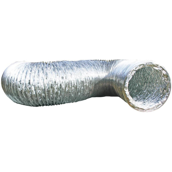 Builders Best SilverDuct 4 In. x 5 Ft. Aluminum/Polyester Flexible Transision Dryer Duct