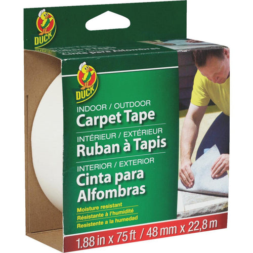 Duck 1.88 In. x 75 Ft. Indoor/Outdoor, Fiberglass Carpet Tape