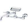 B&K Polished Chrome 2-Handle 8 In. Utility Faucet
