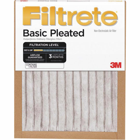 3M Filtrete 14 In. x 30 In. x 1 In. Basic Pleated 250 MPR Furnace Filter