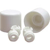 Danco Twister White Plastic Screw-On Toilet Bolt Caps (2-Ct.)