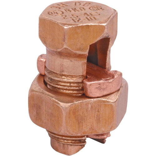 Blackburn 10 Str. to 12 Sol. Silicon Bronze Alloy High-Strength Split Bolt Connector