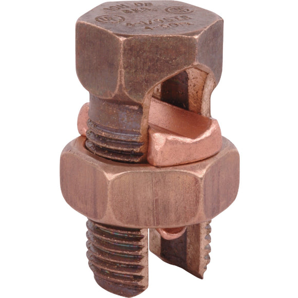 Blackburn 2 Sol. to 6 Sol. Silicon Bronze Alloy High-Strength Split Bolt Connector