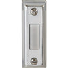 IQ America Wired Silver Rectangular Design Lighted Doorbell Push-Button