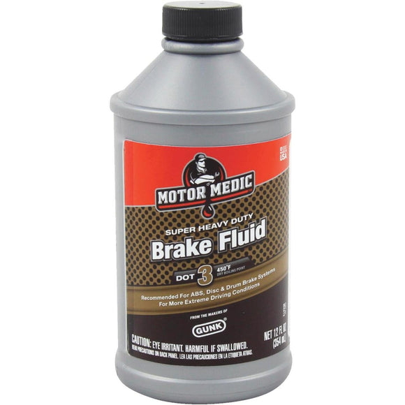 MotorMedic 12 Oz. Super Heavy-Duty DOT 3 Brake Fluid