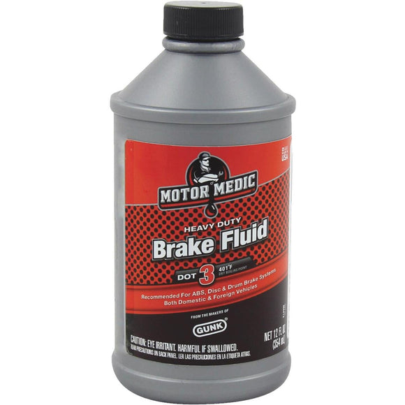 MotorMedic 12 Oz. Heavy-Duty DOT 3 Brake Fluid