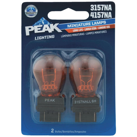 PEAK 3157NA/4157NA 12.8/14V Mini Incandescent Automotive Bulb (2-Pack)