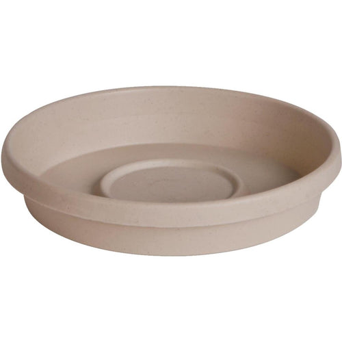 Bloem 8 In. Pebble Stone Poly Classic Flower Pot Saucer