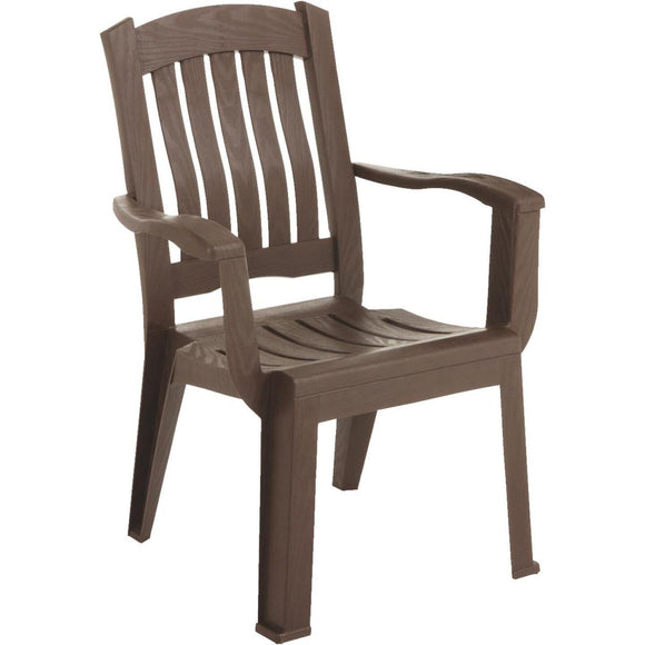 Adams Brentwood Earth Brown Resin Chair