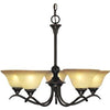 Hardware House 127547 Chandelier, 5 Light Dover ~ Classic Bronze Finish