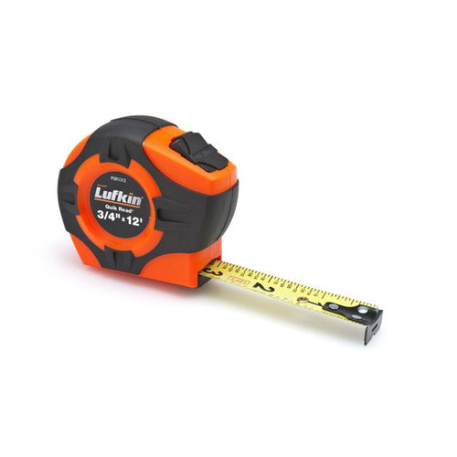 Apex 1 x 25' Quikread® Power Return Yellow Clad Tape Measure