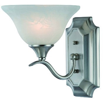 Hardware House 104517 1 Light Wall Light, Satin Nickel