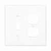 Eaton Cooper Wiring Combination Wallplate, White