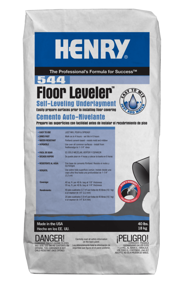 Henry® 544 Floor Leveler™ 40 lbs Gray (40 lbs, Gray)