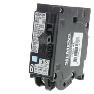 Siemens Low Voltage Plug-In Circuit Breaker Dual Function Arc-Fault/Ground-Fault Type (20A 1-POLE (10kA AT 120V))