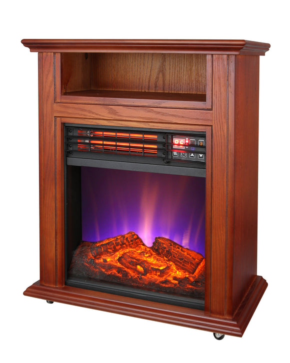 World Marketing Comfort Glow QF4561R Electric Quartz Fireplace
