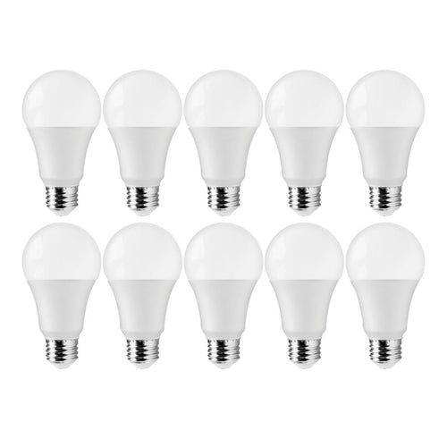 Satco 11438 - 12A19/LED/E26/850/120V/10PK S11438 A19 A Line Pear LED Light Bulb (12W)