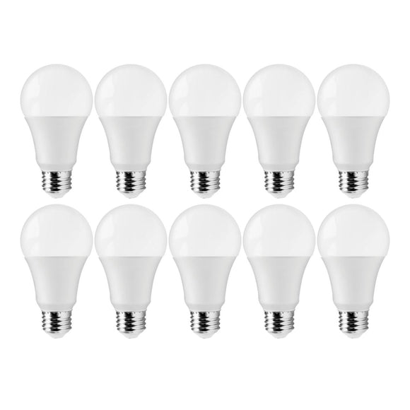 Satco 11438 - 12A19/LED/E26/850/120V/10PK S11438 A19 A Line Pear LED Light Bulb (12W)