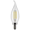 Satco Lighting S21296 4 Watt Vintage Edison Dimmable Ca10 Candelabra (E12) Led B (4W)