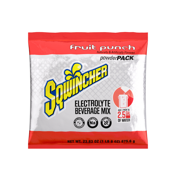 Sqwincher Powderpack Original Powder Fruit Punch  2.5 Gallon (2.5 Gallon)
