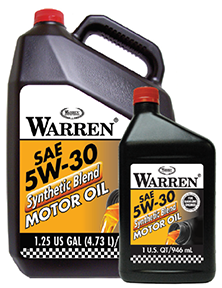 Warren Distribution Synthetic Blend 5W-30 GF-5 Motor Oil 1 Quart